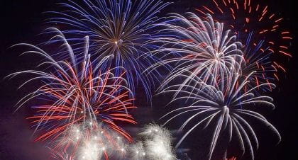 LES FEUX D'ARTIFICE À SAINT-RAPHAËL